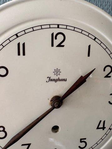 horloge murale de cuisine - Junghans - Vintage Céramique -