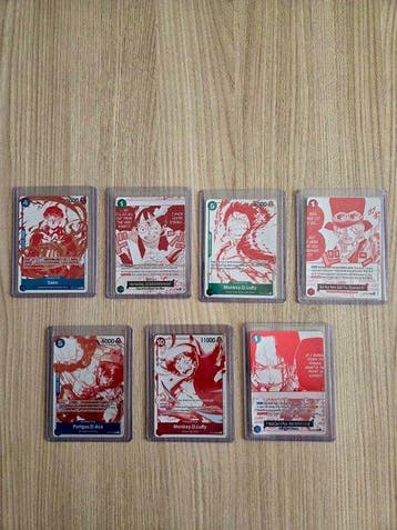 Bandai - 7 Ensemble complet - One Piece, Nieuw