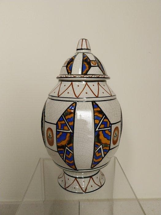 Auguste Mouzin et Cie - Vase - 807 - Céramique - Vase Art, Antiquités & Art, Antiquités | Verre & Cristal