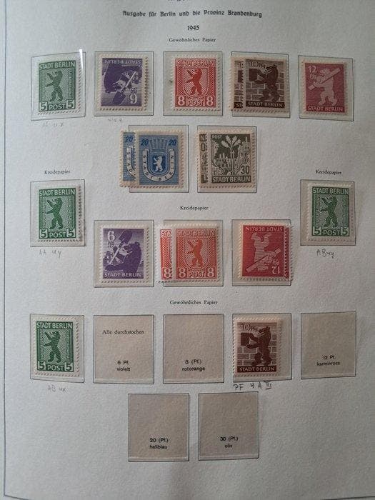 Duitse Democratische Republiek (DDR) 1945/1962 -, Postzegels en Munten, Postzegels | Europa | Duitsland