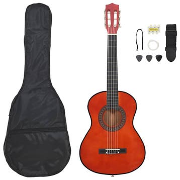vidaXL 8-delige Gitaarset klassiek beginner 1/2 34, Verzenden, Nieuw