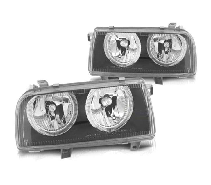 PHARES VOLKSWAGEN VW VENTO 92-98 ANGEL EYES FOND NOIR, Auto-onderdelen, Verlichting, Verzenden