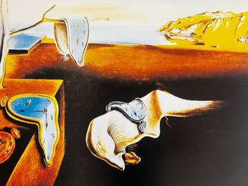 Salvador Dalí (after) - The Persistence of Memory - Tamaño, Antiek en Kunst