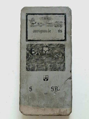 Drukblokken - Sauvignon de Saint-Bris - antique lithographic