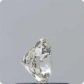 1 pcs Diamant (Natuurlijk) - 0.50 ct - Rond - K - VVS2 -