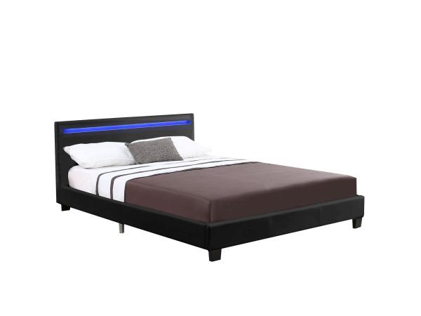 Veiling - Gestoffeerd bed Verona - 120 x 200 cm - Zwart - LE, Huis en Inrichting, Slaapkamer | Bedden, Nieuw