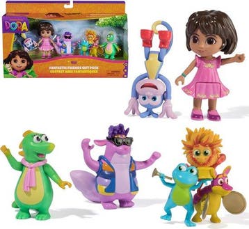 Dora - Cadeaupakket Vrolijke vrienden met Dora, Boots, Ti..., Verzenden