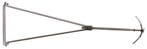 Support de gouttière ajustable pour Rd 7-10mm StSt, Verzenden