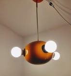 Lampe à suspendre - Lampe UFO de l’ère spatiale - Métal, Antiquités & Art