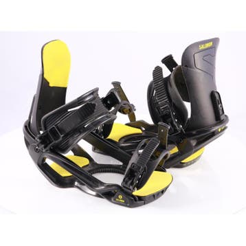 L snowboard bindingen SALOMON UNITE, black/yellow, Verzenden