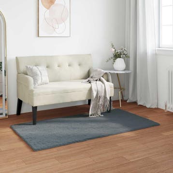 vidaXL Antislip vloerkleed van imitatie konijnenbont OLITE, Verzenden