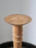 Kolom - Rustikale Holzsäule – Gedrechseltes Nadelholz im