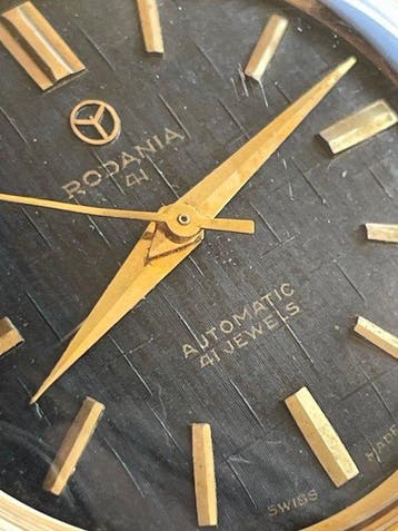 Rodania - Bidynator Linen Dial 41 Jewels - Sans prix de, Handtassen en Accessoires, Horloges | Heren, Nieuw