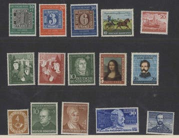 Duitsland, Bondsrepubliek - Prachtige postfrisse collectie, Gestempeld