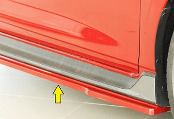 Side skirt aanzetstuk | geschikt voor Hyundai | i20 N / i20, Auto-onderdelen, Carrosserie, Verzenden, Nieuw, Hyundai
