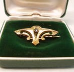 Sans prix de réserve - Broche - 10 carats Or jaune,