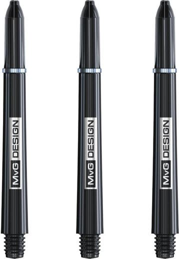 Michael van Gerwen Design Shafts Zwart (Dart Shafts), Sport en Fitness, Darts, Ophalen of Verzenden, Nieuw, Pijlen