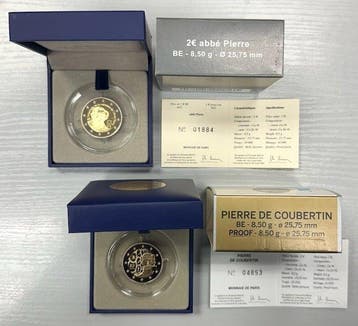 France. 2 Euro 2012/2013 Abbé Pierre + Pierre de