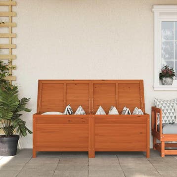 vidaXL Tuinbox 150x50x56,5 cm massief vurenhout bruin, Verzenden