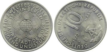 1973 Duitsland Fehlpraegung 10 Mark Ddr Stempeldrehung 30..., Verzenden, België