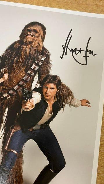 Star Wars - Harrison Ford (Han Solo) - Signed 11x14, Nieuw