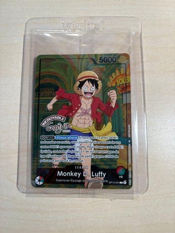 Bandai - 1 Carte scellée - One Piece - Monkey D. Luffy Carte, Nieuw