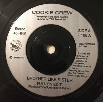 The Cookie Crew - Brother Like Sister, Verzenden, Gebruikt