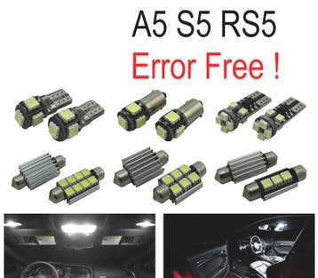 KIT 14 AMPOULES LED INTÉRIEUR POUR AUDI A5 S5 RS5 B8 08-15, Auto-onderdelen, Verzenden, Nieuw
