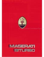 1984 MASERATI BITURBO BROCHURE FRANS