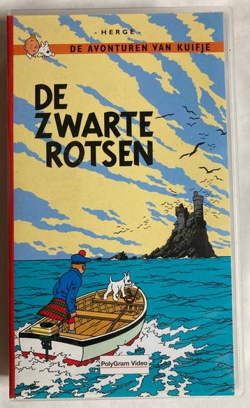 DE AVONTUREN VAN KUIFJE DE ZWARTE ROTSEN (VHS), Gebruikt