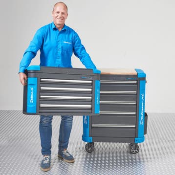 Datona Verrijdbare gereedschapswagen met gereedschapskist L, Doe-het-zelf en Bouw, Ophalen of Verzenden, Nieuw