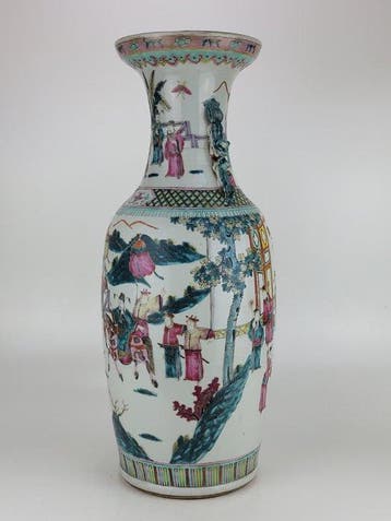 Vaas - Porselein - China - Qing Dynastie (1644-1911) - Grote