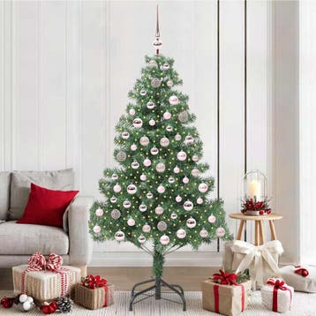 vidaXL Kerstboom Groen 210 cm PVC, Diversen, Kerst, Verzenden, Nieuw