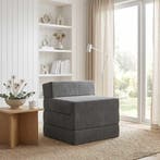 vidaXL Vouwbare Sofa Bed Donkergrijs 200 x 70 x 15 cm, Verzenden, Nieuw
