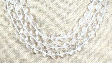 Cristal de roche quartz facetté - amplification dénergie -