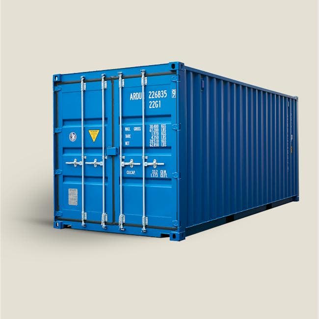 20ft Zeecontainer Kopen Nieuw | Altijd mét kraan geleverd, Zakelijke goederen, Machines en Bouw | Keten en Containers, Ophalen of Verzenden