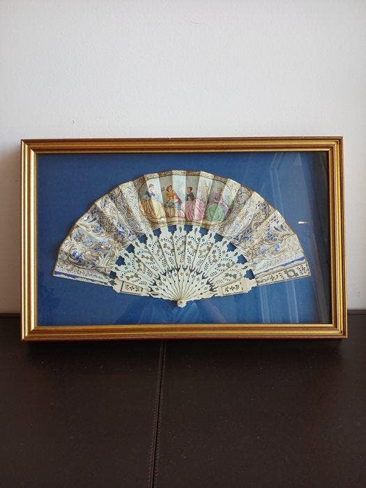 Handwaaier - Been, Papier, Antiek en Kunst, Antiek | Overige Antiek