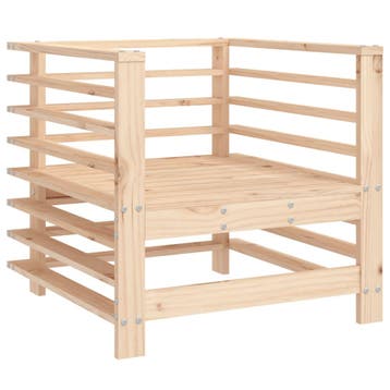 vidaXL Tuinstoelen 2 st massief grenenhout, Verzenden, Nieuw