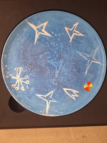 Plaat in maioliek aardewerk “Gloria” – 238/500 – Origineel