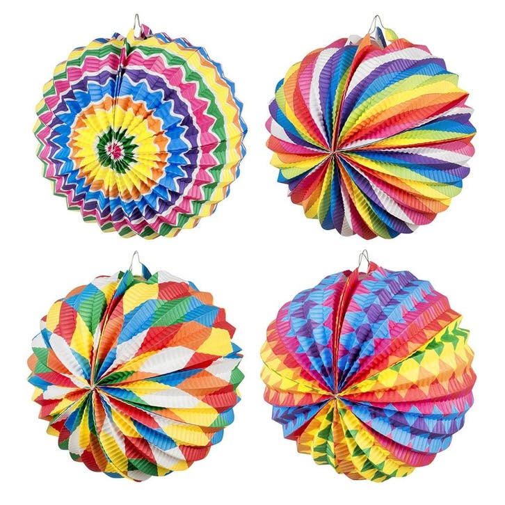 Regenboog Lampionnen Ballon 22cm 12st, Hobby & Loisirs créatifs, Articles de fête, Envoi