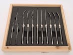 Laguiole - Bestekset (12) - 3persoons dessertbestek - Staal,