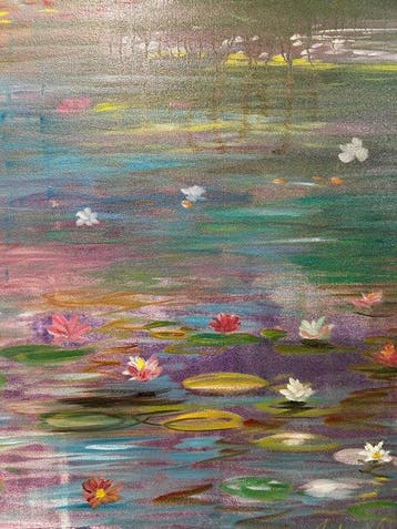 Antonio Sciacca (1957) - DApres Monet, Antiek en Kunst, Kunst | Schilderijen | Klassiek
