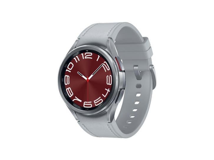 Samsung Galaxy Watch6 Classic Bluetooth 43 mm - Zilver, Handtassen en Accessoires, Smartwatches, Zo goed als nieuw, Verzenden