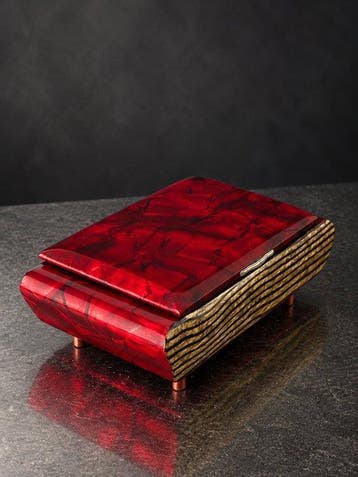 Rare 1930s Art Deco Catalin (Bakelite) Jewellery Box Vanity