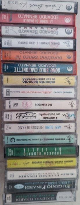 Edoardo Bennato , Eugenio Finardi - Collection of 17 x tapes, Nieuw in verpakking