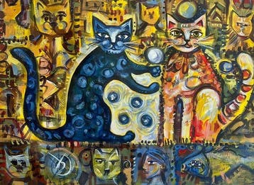Missariguanabo 180 x 60 cm - Fantasía felina