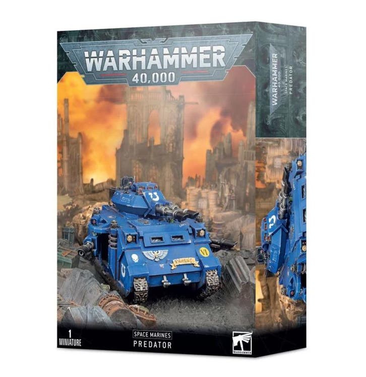 Space Marines Predator (Warhammer 40.000 nieuw), Hobby & Loisirs créatifs, Wargaming, Enlèvement ou Envoi