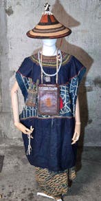 Authentieke Afrikaanse outfit van de Bamileke (7) met, Antiek en Kunst