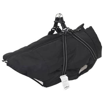 vidaXL Hondenjas Zwart L68 Fleece en polyester, Verzenden, Nieuw