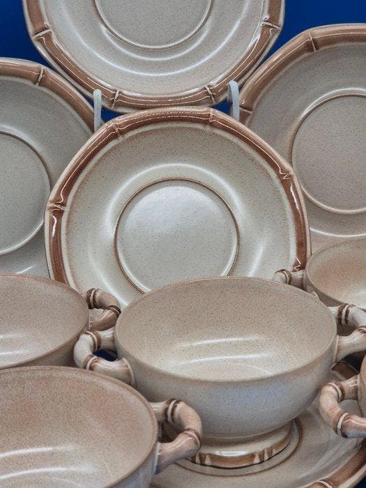 Eetservies - Melitta Friesland Bambus Ceracron – 5, Antiek en Kunst, Antiek | Meubels | Tafels